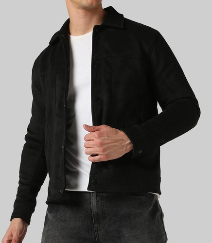 Blouson cuir noir - , pur