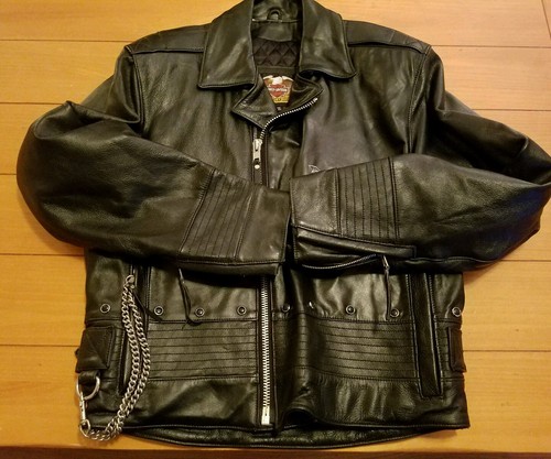 Usa1 veste cuir - cuir, harley